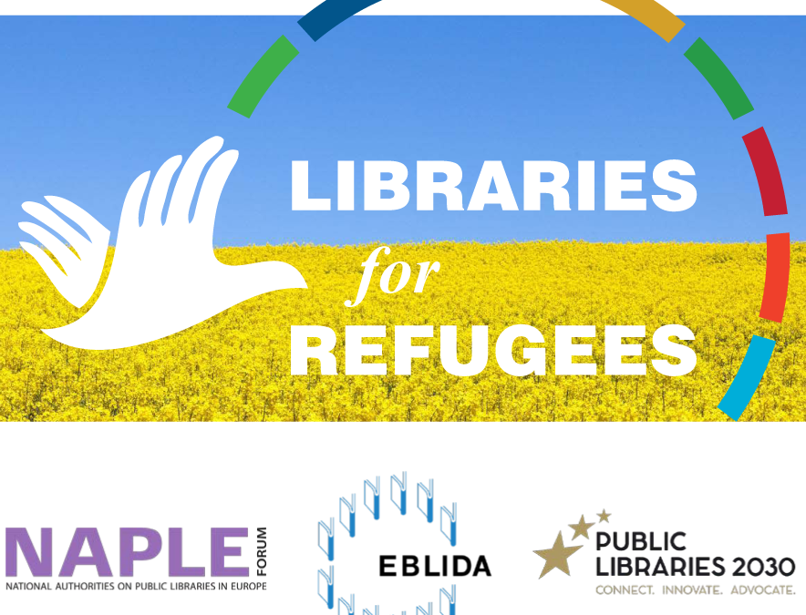 EBLIDA, NAPLE and PL2030 join together to reinforce and develop library initiatives for Ukrainian refugees
